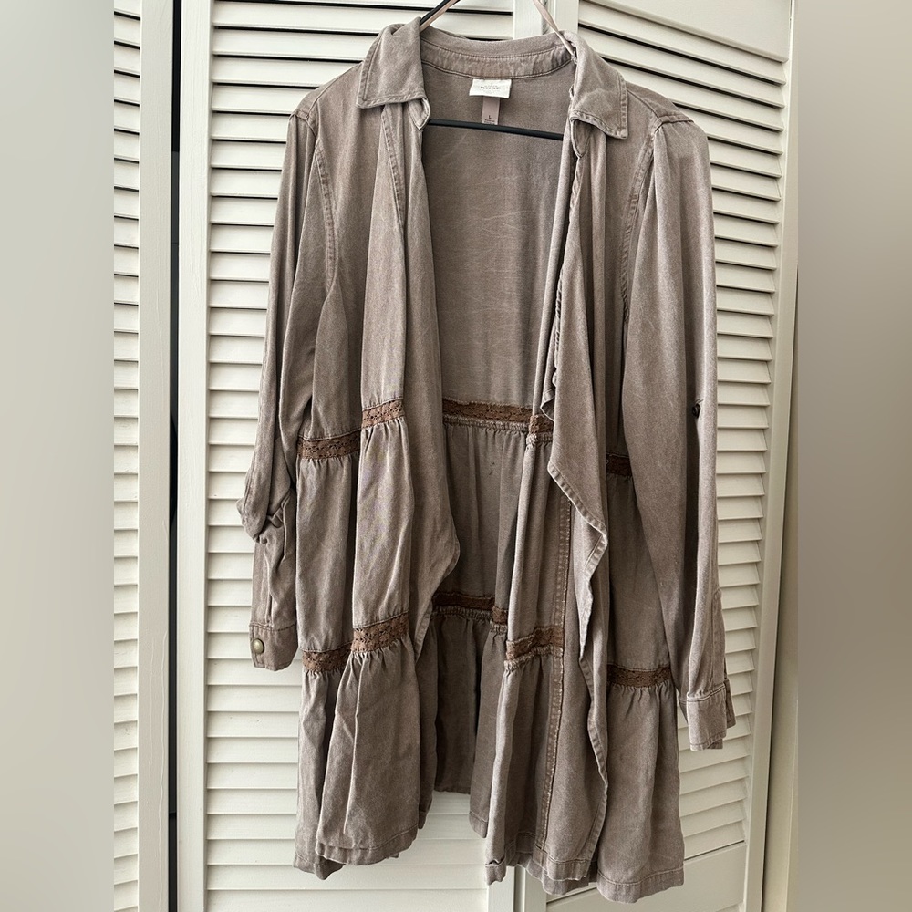 vintage brown cardigan